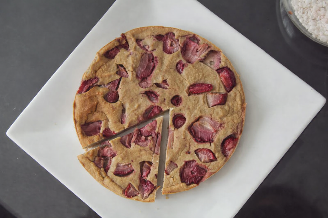 Tarta saludable frutos rojos