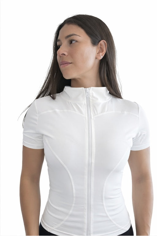 Top Sculpt con Cierre - Blanco