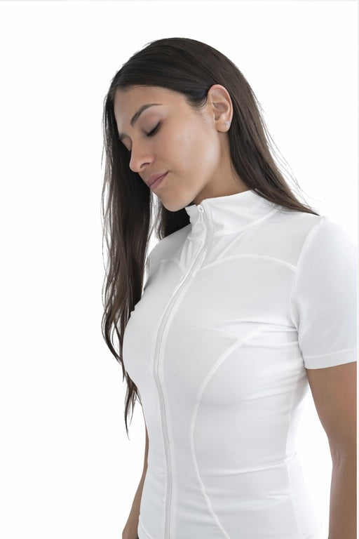 Top Sculpt con Cierre - Blanco